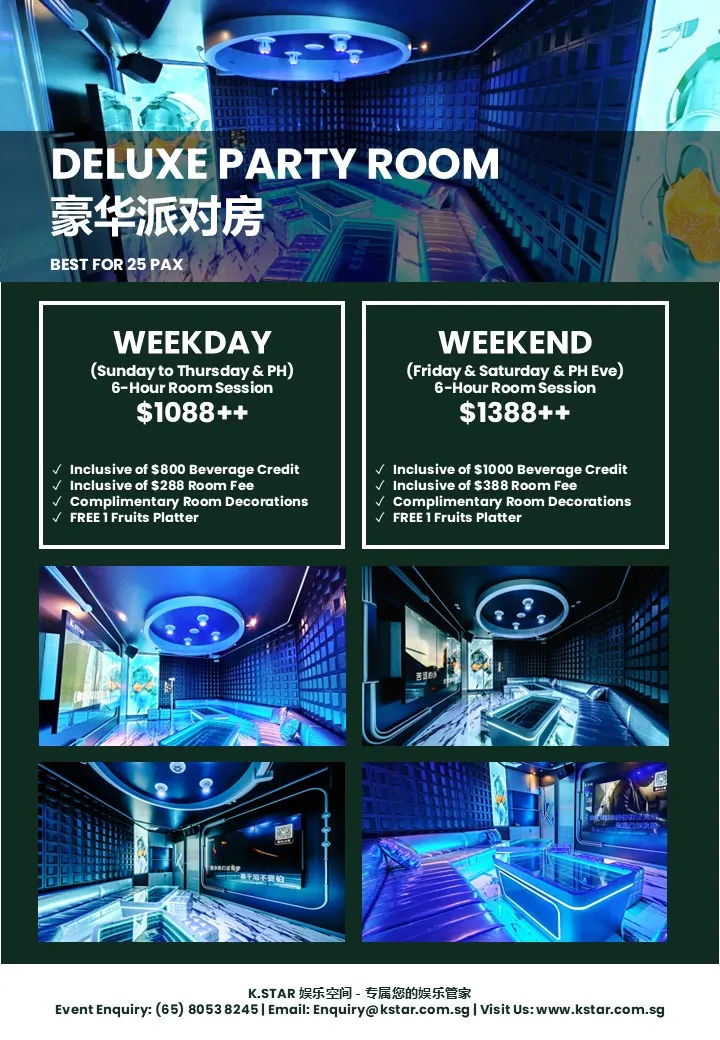 Party Room @ Clarke Quay ~25pax