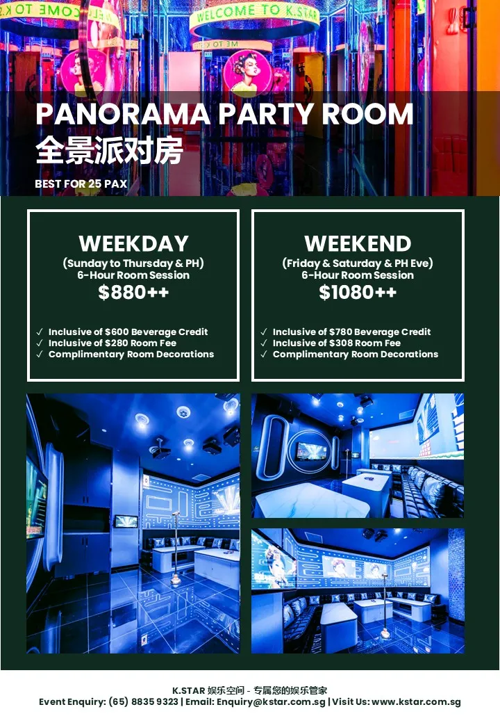 Party Room @ PLQ ~25pax