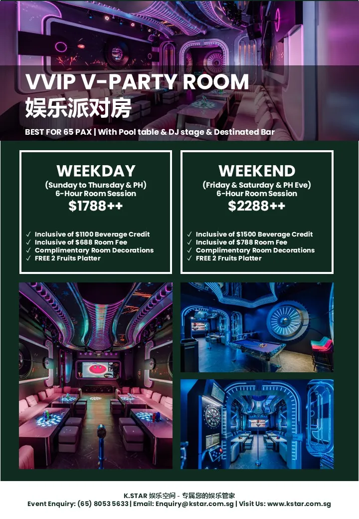 V-Party Room @ Orchard Central ~65pax