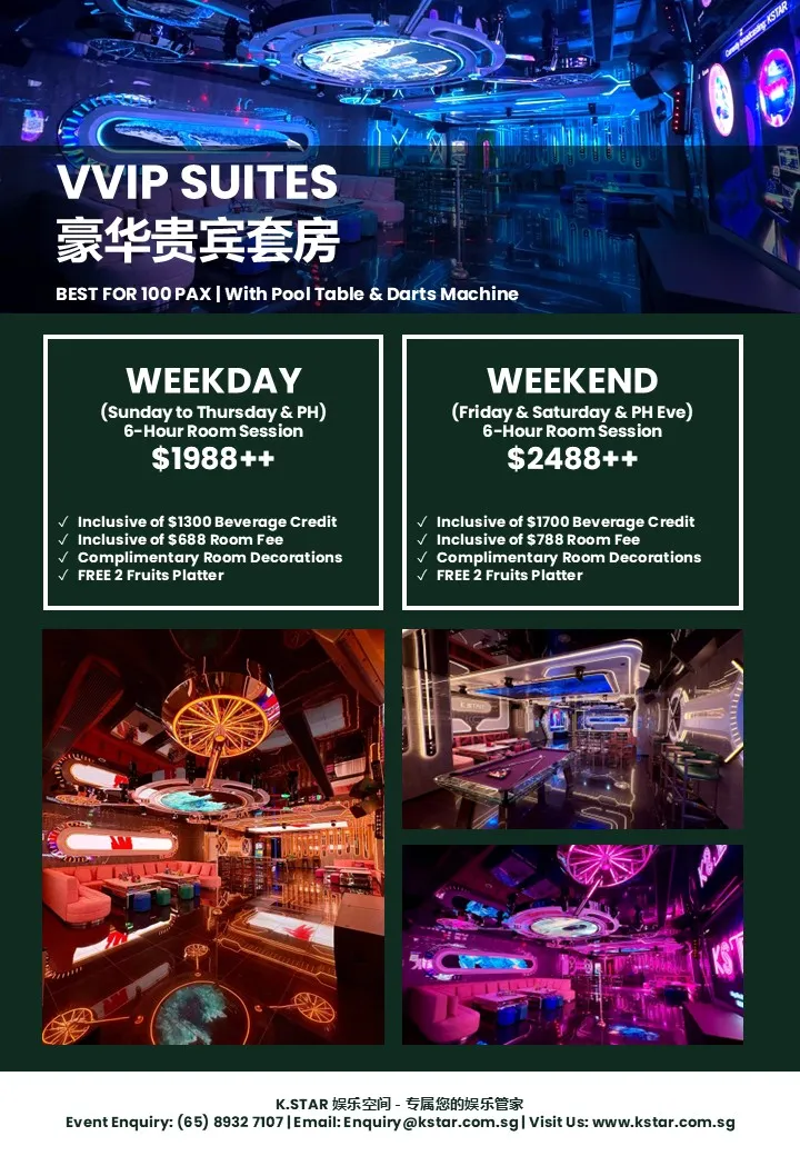 VVIP Suites @ Plaza Singapura ~100pax