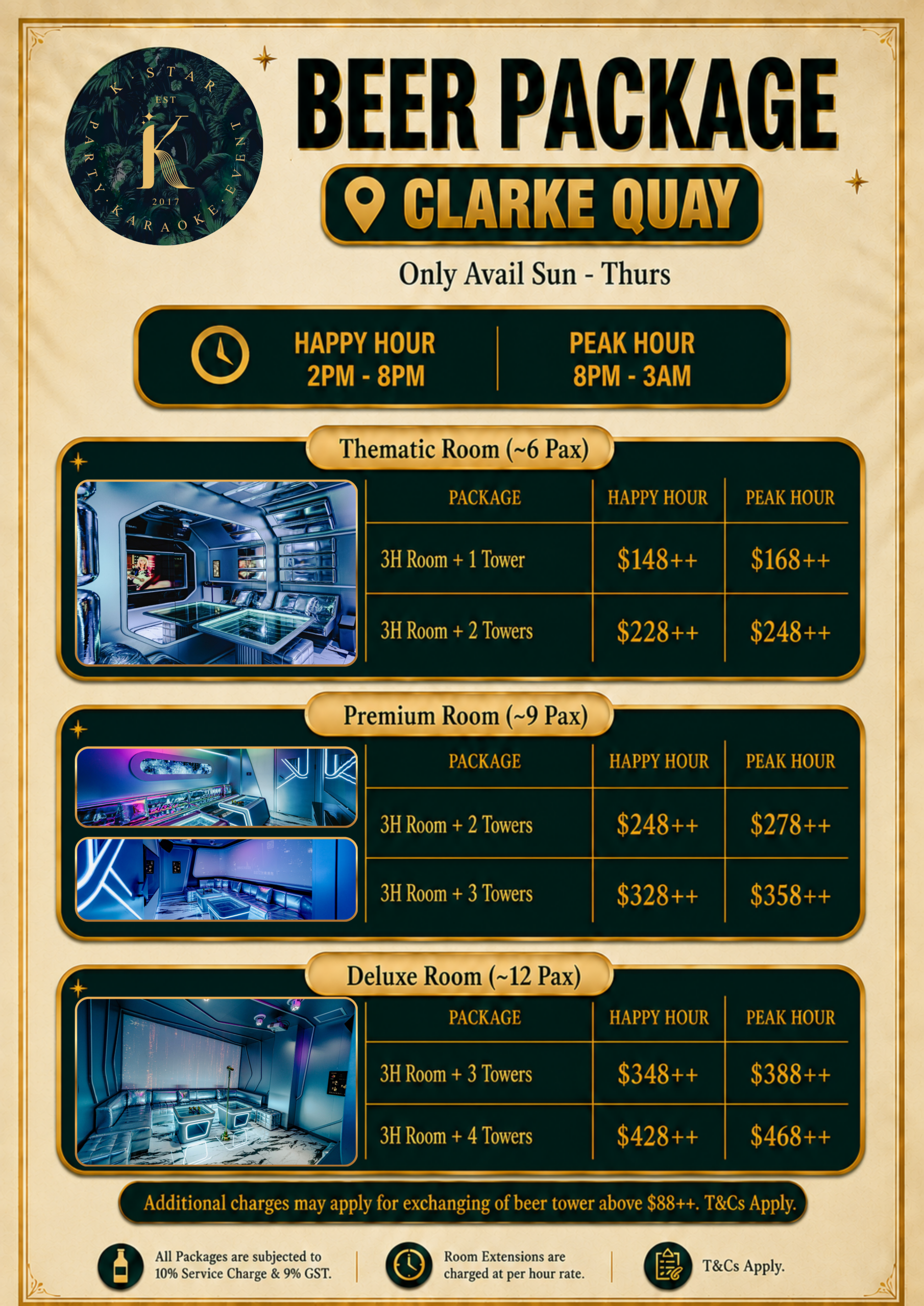 Weekday Beer Package