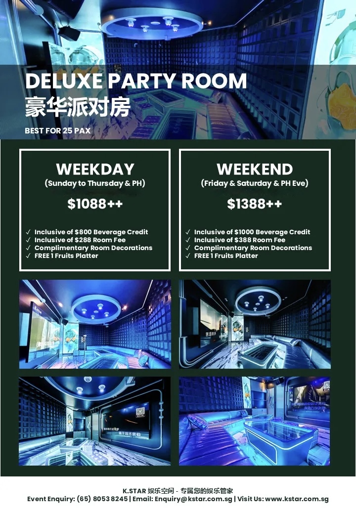 Party Room @ Clarke Quay ~25 Pax