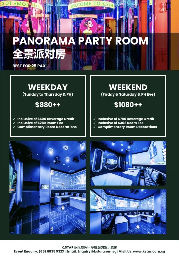 Party Room @ PLQ ~25 Pax