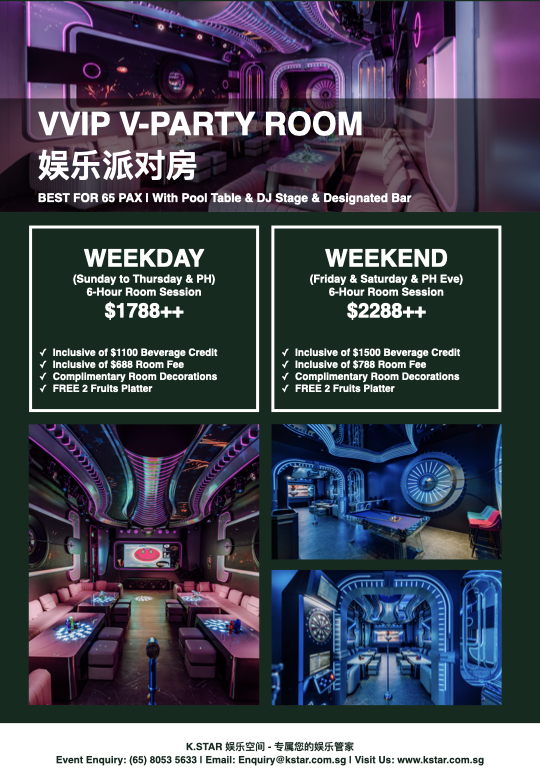 V-Party Room @ Orchard Central ~65 Pax