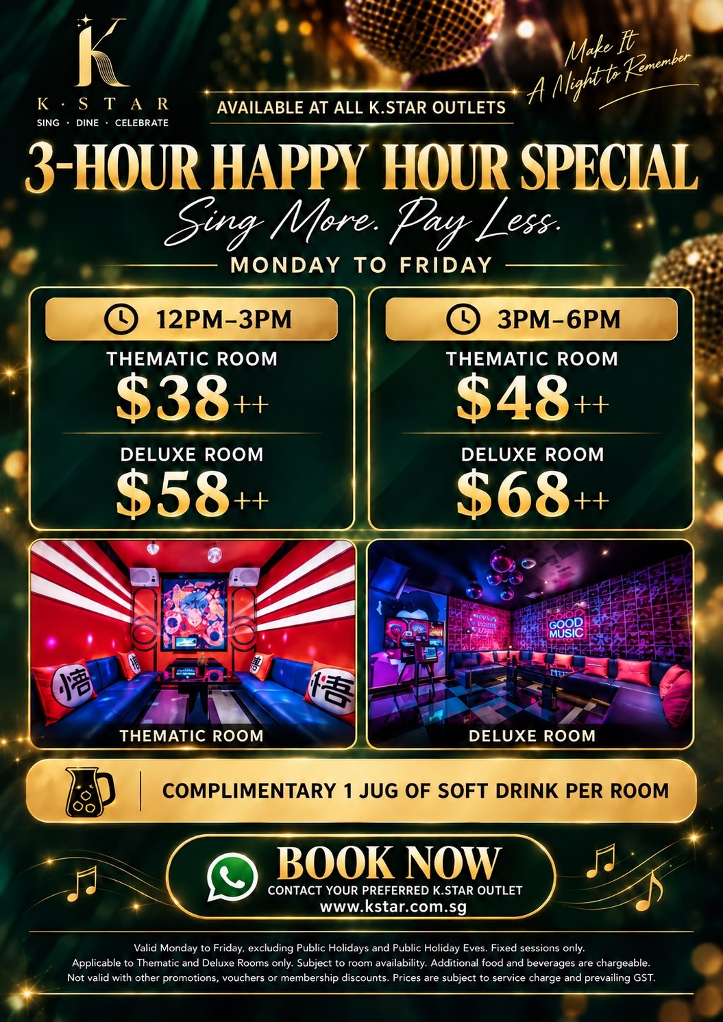 3H Happy Hour (All Outlet)