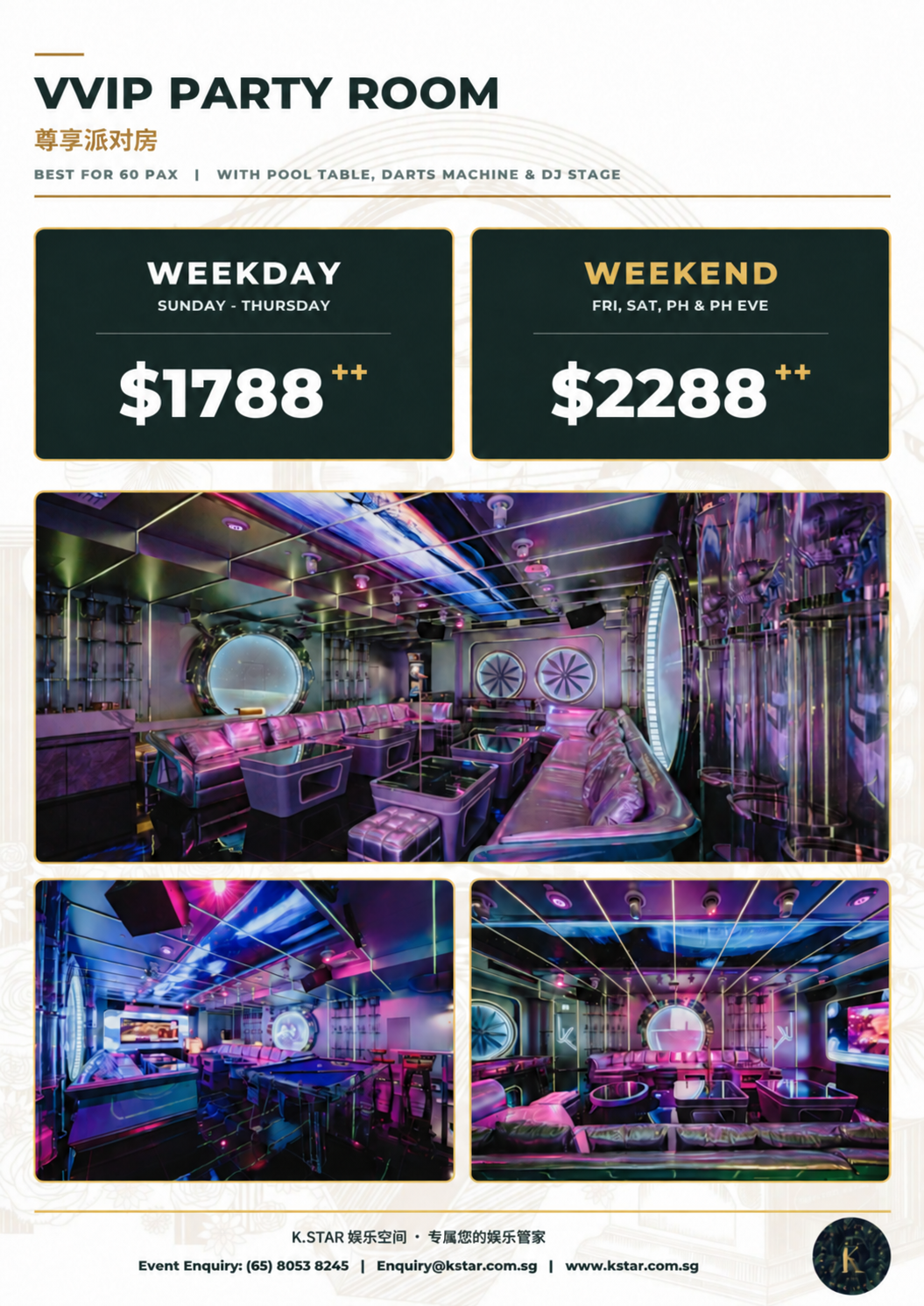 VVIP Room @ Clarke Quay ~60 Pax