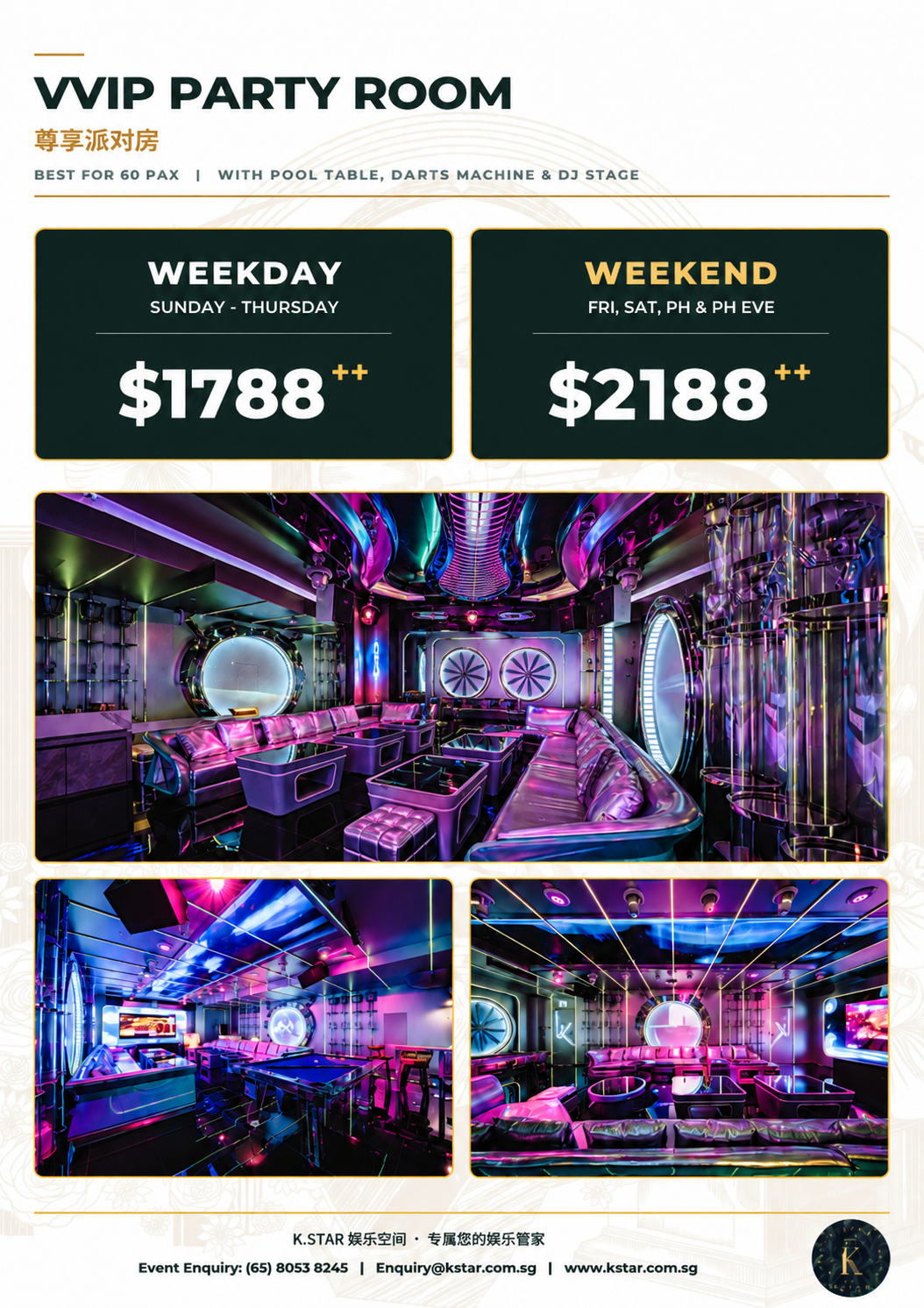 VVIP Room @ Clarke Quay ~60 Pax